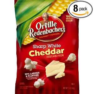 Orville Redenbacher Ready to Eat Popcorn, Sharp White Cheddar, 1.5 