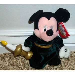   Plush Bean Bag Mickey Mouse Christmas Candle Doll Mint: Toys & Games