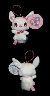 Sanrio Jewelpet Plush Doll Cell Charm   Ruby Japanese Hare Courage V2 