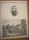 19c ANTIQUE SUSQUEHANNA HUNTERS GAP ENGRAVING PRINT items in BBN P 