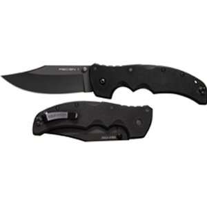 Cold Steel Recon 1 Tactical Knife with G 10 Handle Clip Point and 
