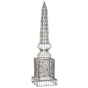 Tuilerie French Wire Obelisk 48 Antique Iron:  Home 