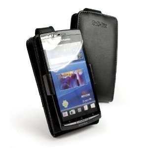  Tuff Luv Genuine Leather Case cover (flip style) for Sony 