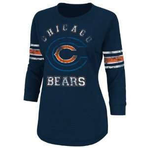  Chicago Bears Victory Sweet Ladies 3/4 Sleeve T Shirt 