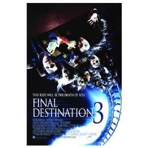 Final Destination 3 Original Movie Poster, 27 x 40 (2006):  