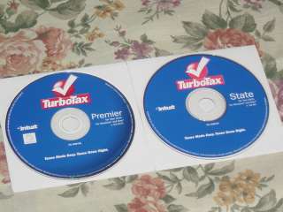 2CDs 2004 TURBOTAX PREMIER HOME & BUSINESS + STATE TURBO TAX Schedule 
