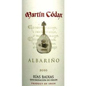   2010 Martin Codax Albarino Rias Baixas 750ml Grocery & Gourmet Food