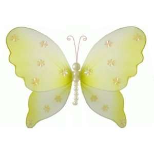  Isabella Butterfly wedding decor  yellow: Home & Kitchen