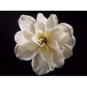  NEW Ivory White Magnolia Hair Clip, Limited.: Beauty