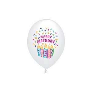   Confetti & Candles (12) Latex Balloons