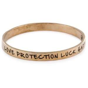   Rose Gold Colored Bangle Love Protection Luck Happiness Power Karma
