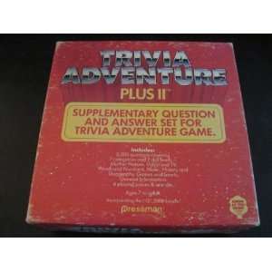  Trivia Adventure Plus II Toys & Games