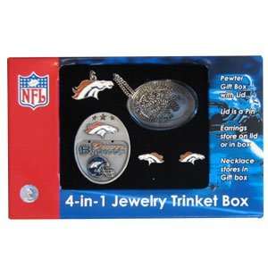 Denver Broncos Jewelry Box (Trinkets)   NFL Football Fan Shop Sports 