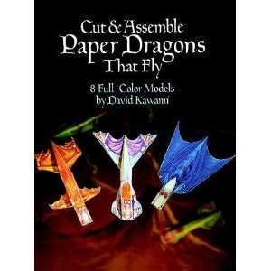  Cut & Assemble Paper Dragons That Fly Toys & Games