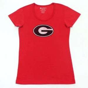    Georgia Bulldogs UGA Womens Graphic Tee Shirt: Sports & Outdoors