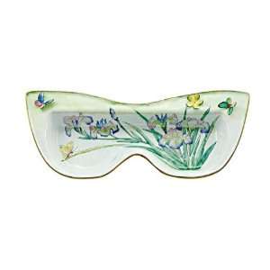 KELVIN CHEN Enamel Copper Handpaint Eyeglasses Holder/ Tray/ Dish IRIS