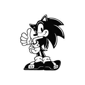  Sonic Hedgehog Thumb Up   Cartoon Decal Vinyl Car Wall 
