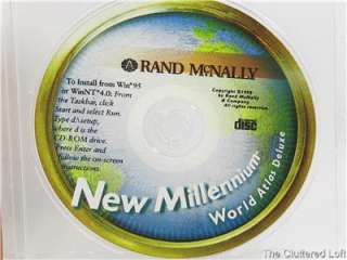 Rand McNally NEW MILLENNIUM WORLD ATLAS DELUXE Windows  