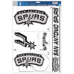 San Antonio Spurs Static Cling Decal Sheet:  Sports 