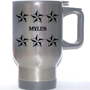   Gift   MYLES Stainless Steel Mug (black design) 