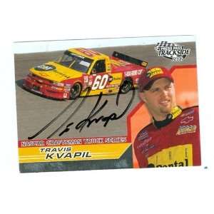 Travis Kvapil autographed Trading Card (Auto Racing) Press Pass