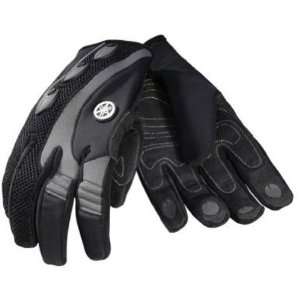   Back. Clarino®Palm. Stretch Lycra® Fingers. MAR 07GFF GY Automotive