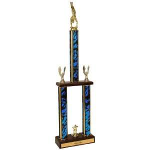  Quick Ship Gymnastics Trophies   Wood Base