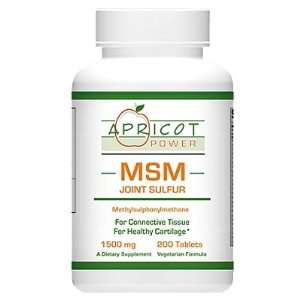  MSM Joint Sulfur   1500mg, 200 Tablets 