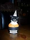 Vintage Halloween Black Cat trick or Treat box