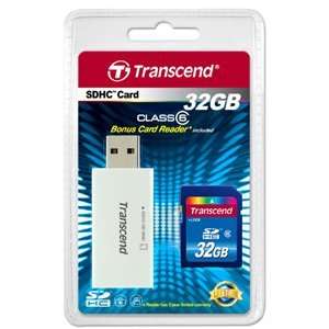 TRANSCEND, Transcend 32GB Secure Digital High Capacity (SDHC) Card 