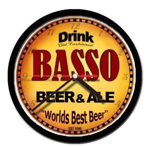  BASSO beer and ale cerveza wall clock: Everything Else