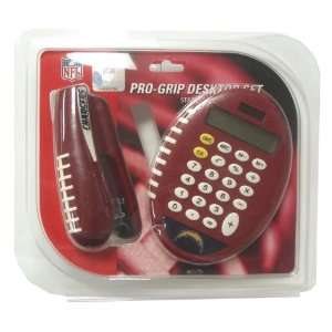    San Diego Chargers Stapler/Calculator Set: Sports & Outdoors