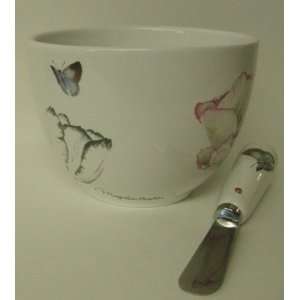 Marjolein Bastin Floral Dip Bowl and Spreader  Kitchen 