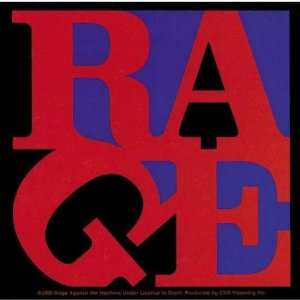 Rage Against The Machine   Large Letters   Decal