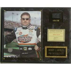  Bobby Labonte Raceused Tire Plaque: Sports & Outdoors