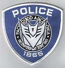 Transformers Movie Barricade Ford Police Logo Patch NEW UNUSED