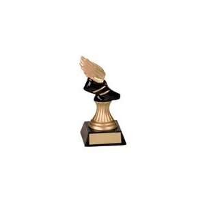  Track & Field Gold Pedestal Award Trophy: Sports 