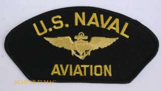AUTHENTIC US NAVAL AVIATION PATCH USS NAVY PILOT 5 1/4  