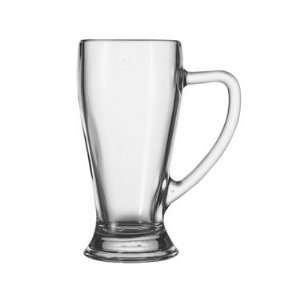  Glass 13 oz. Bavarian Handled Beer Mug