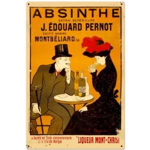 Absinthe Cafe Food and Drink Metal Sign   Victory Vintage Signs 