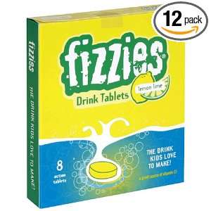   Drink Tablets, Lemon Lime, 8 Tablets (Pack of 12) Health & Personal