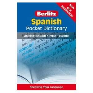  Berlitz 468722 Spanish Pocket Dictionary Electronics