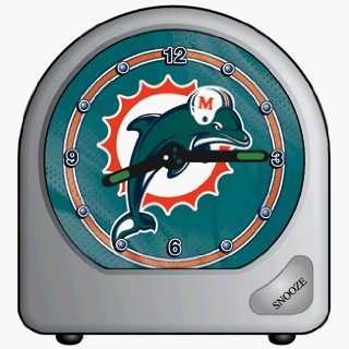  Miami Dolphins Travel Alarm Clock **: Sports & Outdoors