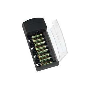  8 Position Battery Charger for Alkaline, NiMH, NiCad 