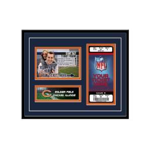  NFL Game Day Ticket Frame   Chicago Bears: Sports 