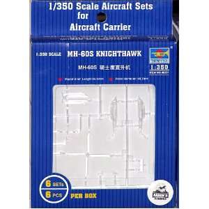  MH 60S Knighthawk Helicopter Set (6/Bx) 1/350 Trumpeter 