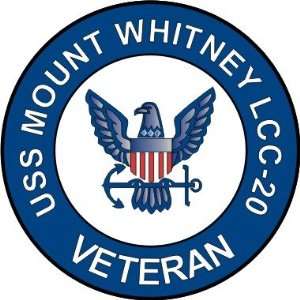  US Navy USS Mount Whitney LCC 20 Ship Veteran Decal 