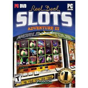 Reel Deal Slots Adventure III World Tour PC DVD ROM Software 