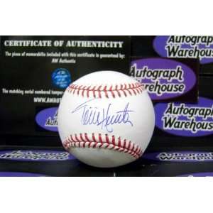 Torii Hunter Autographed Baseball