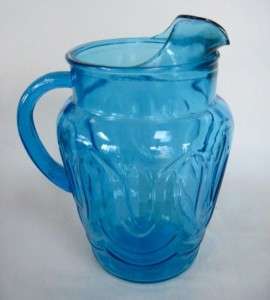 This auction is for a 1950s Azure Blue two quart pitcher. It appears 